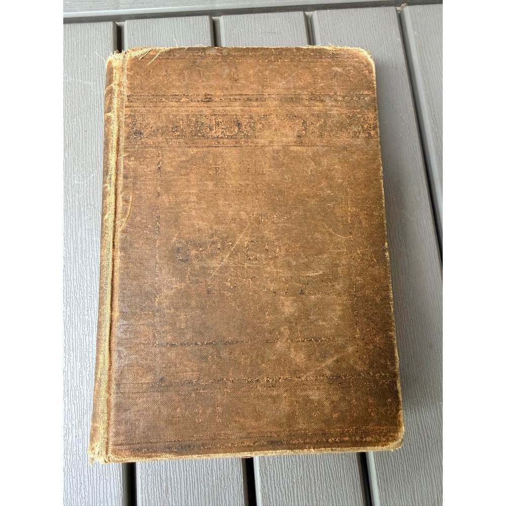 1893 School History of the United States D & J Sadlier Antique Textbook Map